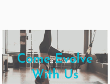 Tablet Screenshot of evolvefitnessokc.com